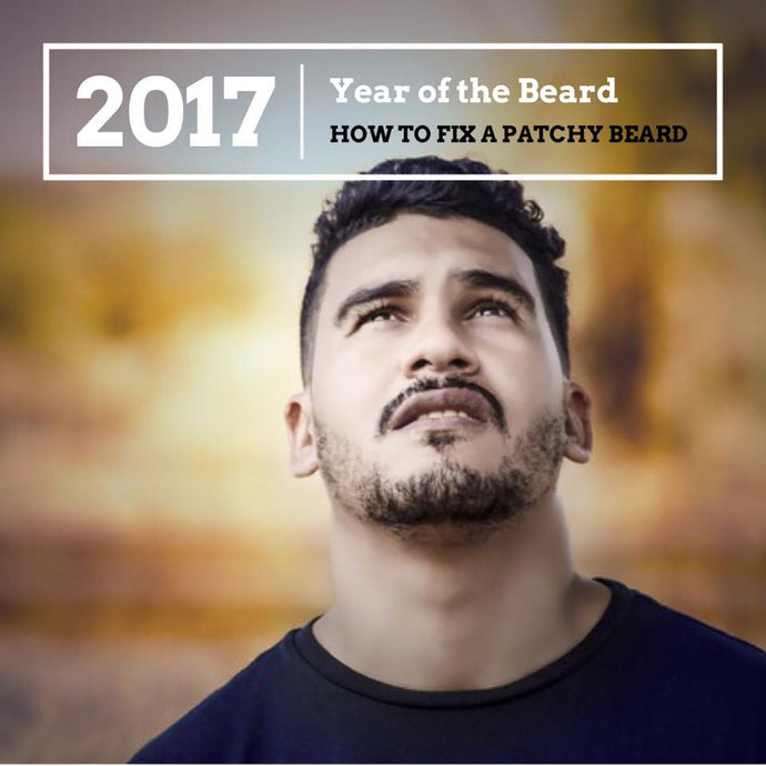 Quick fix to a patchy beard