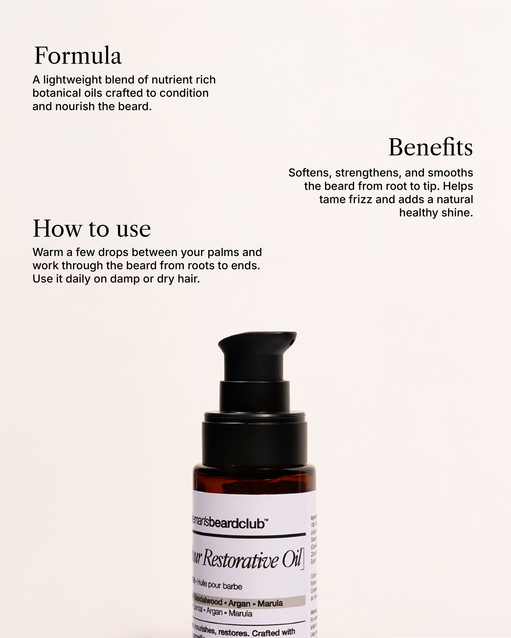 Velour Restorative Beard Oil